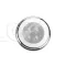 Cablu de lumină încastrată 4 led metal și plastic alb GFN
