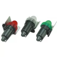  Led rotund cu lumină albă și lumină laterală verde-roșie GFN