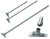 Stâlp cu bază metalică 50 cm GFN