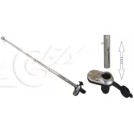 Stâlp cu bază încastrată detașabilă inox GFN