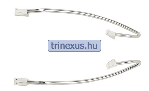 Balustradă în pereche cu talpă din plastic alu 80 cm EVA