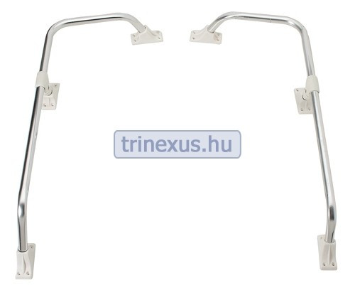 Balustradă în pereche cu talpă alu-small curbată 56 cm EVA