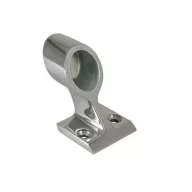 Korlátcsatlakozó vég idom 120 fok 22 mm inox EVA