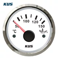 Indicator de temperatură a uleiului KUS alb-inox EVA