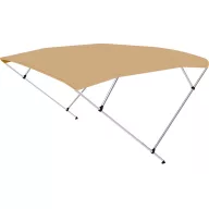 Bimini acoperiș bej 225x170-190x129 cm EVA