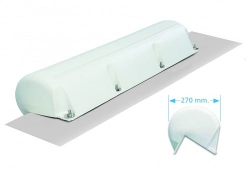 Apărătoare pentru docuri 88,5x27 cm alb EVA