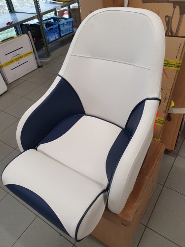 Scaun Flip-up Ocean alb-albastru DAW