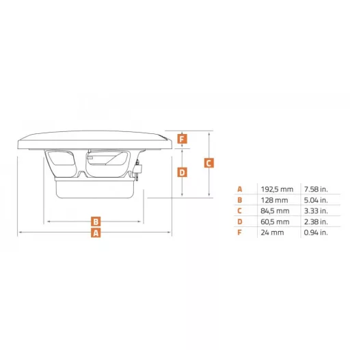 Hertz HEX 6.5 C-W 16.5 cm difuzor marin, pentru bărci