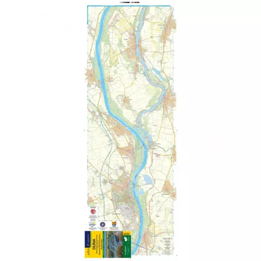 Carte, Dunăre Budapesta-Dunaújváros harta de apă