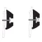 Profil de cauciuc 40x20 mm negru