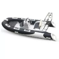 Dawn Marine RIB 390C negru și alb