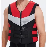 Vestă sport Farfalla Neopren roșu-negru M DAW