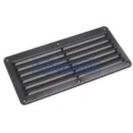 Placă de ventilație 260 x 127 mm negru EVA