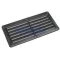 Placă de ventilație 260 x 127 mm negru EVA