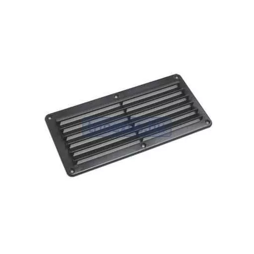 Placă de ventilație 260 x 127 mm negru EVA