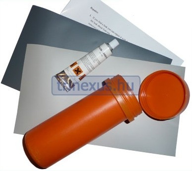 Set adeziv pentru bărci din PVC gri închis ALL