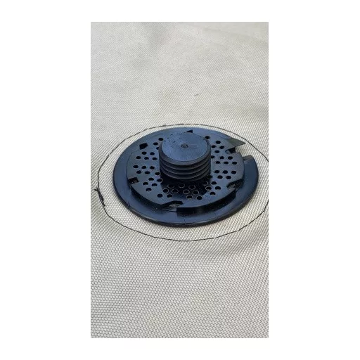 Iarbă artificială albă 124 mm LIN