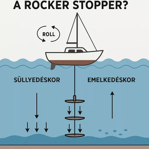 Stabilizator de barcă (oprire Rocker)