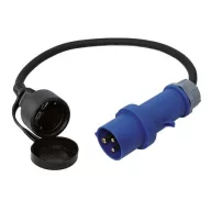   Adaptor de alimentare la țărm bază oscilantă 0,5 m 230 V LIN