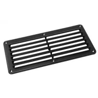 Placă de ventilație neagră 260x125 mm LIN