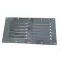 Panou metalic de ventilație 128x232 mm cu plasă de țânțari LIN