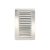 Panou metalic de ventilație 118x232 mm cu plasă de țânțari LIN
