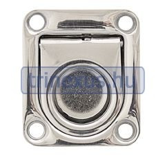 Fedélnyitó retesz rugós inox 45x38 mm LIN