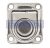 Fedélnyitó retesz rugós inox 45x38 mm LIN