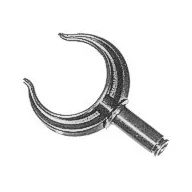 Furcă pentru canotaj negru 63 mm LIN