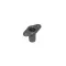 Furcă de vâslit talpă miez artificial negru prin 19 mm LIN