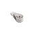 Melc cu ochi fix inox 41 mm LIN