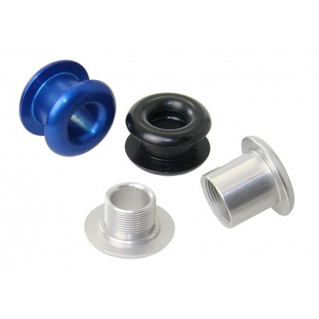 Placă de trecere aluminiu negru 8/7-12 mm LIN