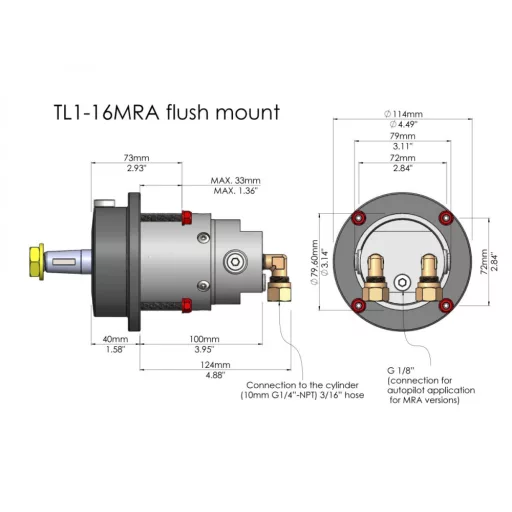 Direcție hidraulică până la 175 CP Hydrodrive MF175W-MRA