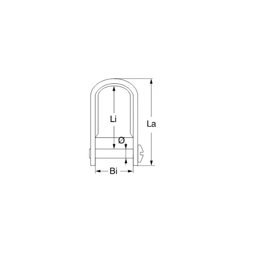 Mușchi plat inox 4x15 mm LIN