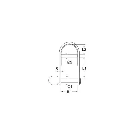 Chequers plat inox 6x23 mm pachet dublu LIN