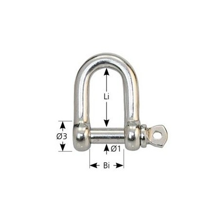 Sekli inox 4 mm LIN