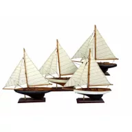 Barcă model Sailboat în mai multe culori 33cm VVL
