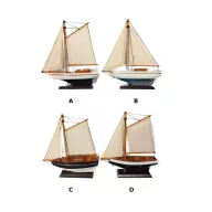 Set de bărci cu vele în mai multe culori 19cm VVL