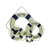 Inel de salvare decor albastru 25 cm VVL
