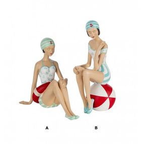 Beach girl albastru deschis dungi VVL