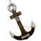Anchor Wood plajă cu inscripție 60cm VVL