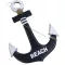 Anchor Wood Anchor plajă cu inscripția VVL