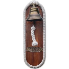 Clopot pe scândură de lemn 50 cm VVL