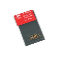Cuie de cupru cu inel 4mm 10 bucăți VVL