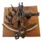 Sextant cu micrometru în cutie de lemn 24 cm VVL