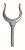 Furcă de canotaj galvanizată 60 mm LIN