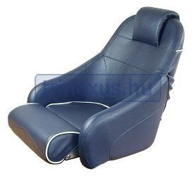 Scaun Flip-up cu talpă de buzunar fără cusătură albă, albastră LIN