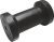 Roată față remorcă neagră pătrată 130 mm LIN
