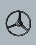 Ghidon cu miez din plastic ULTRAFLEX negru 335 mm LIN