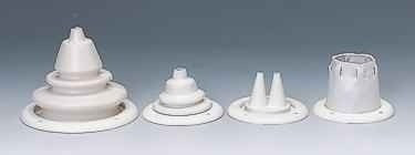 Bovden ieșire clopot dublu alb 52 mm LIN